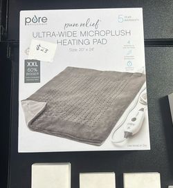 Pore Enrichment Ultra Wide Micro plush Heating Pad