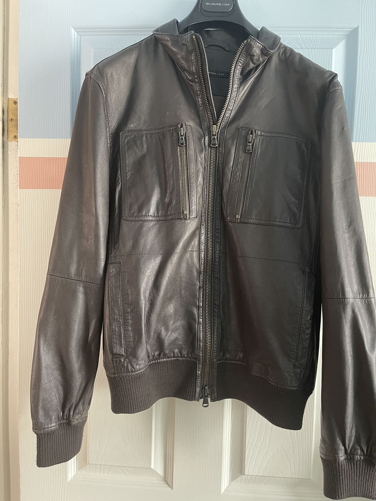 John Varvatos Leather Jacket