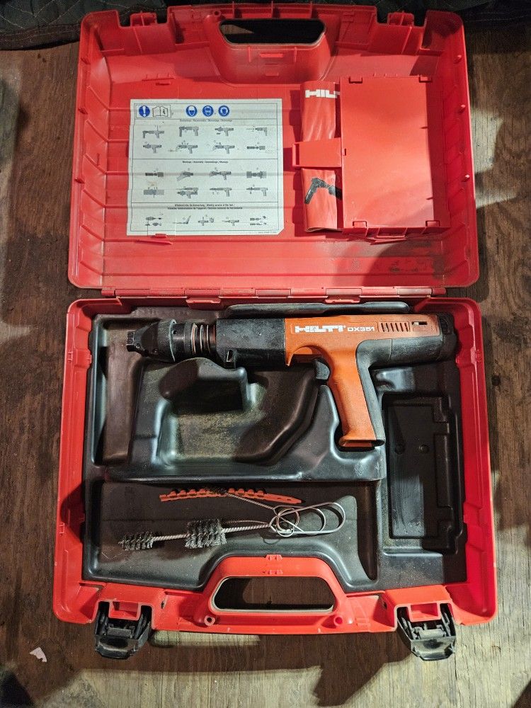 Hilti DX 351 powder actuated driver