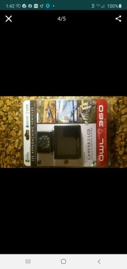 The Owl 360 camera weather resistant , 8 hours charge LCX 3600