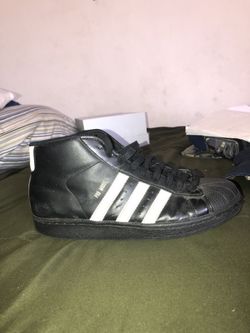 Black and white adidas