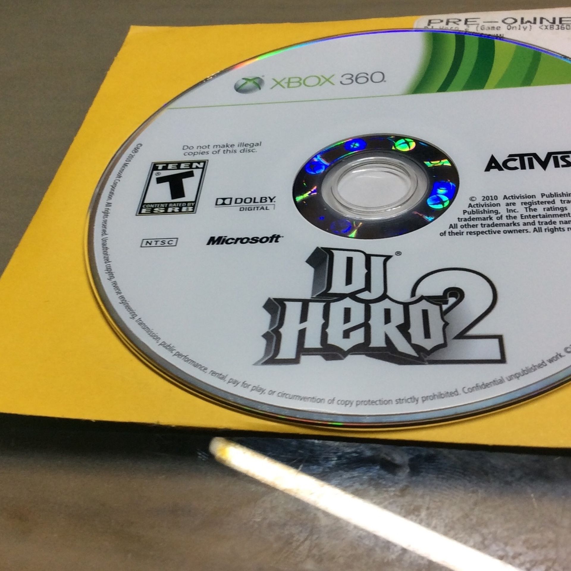 Xbox 360 Dj Hero 2