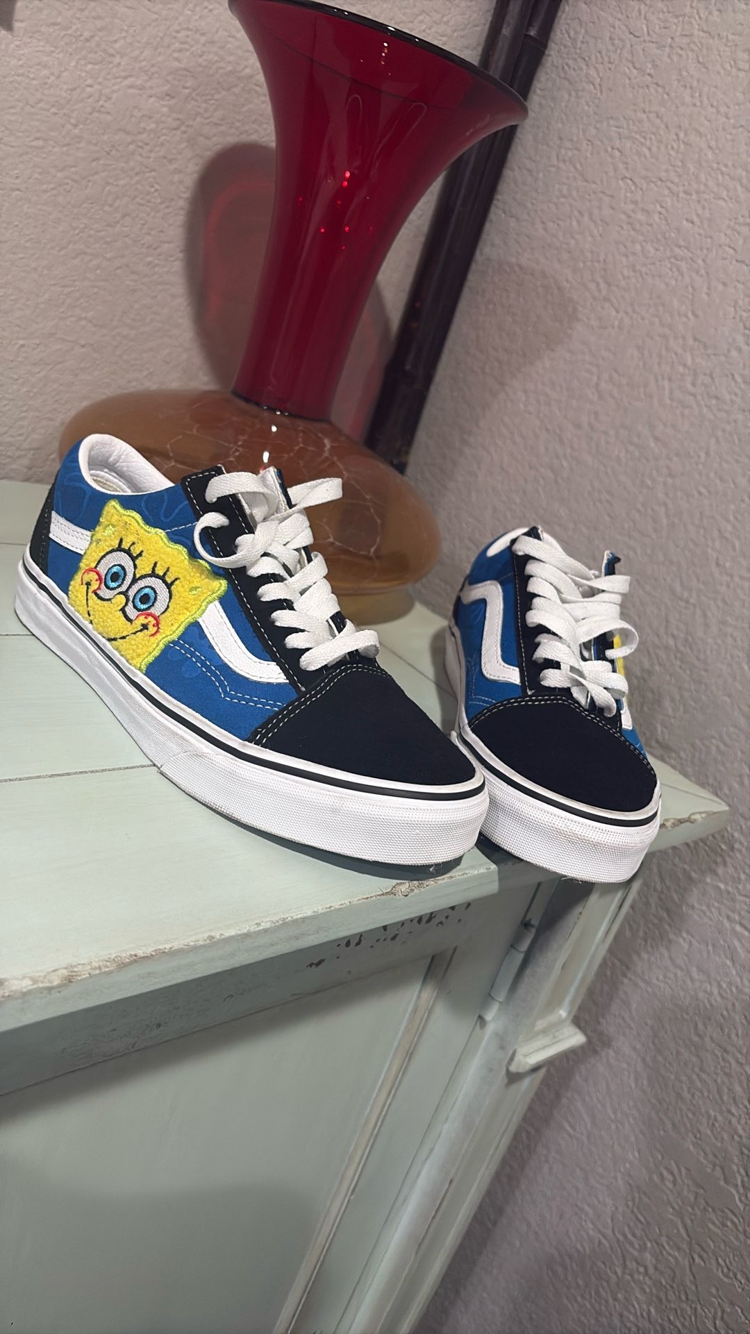 Vans off the wall x SpongeBob SquarePants Old Skool Smile patch Men 6.5