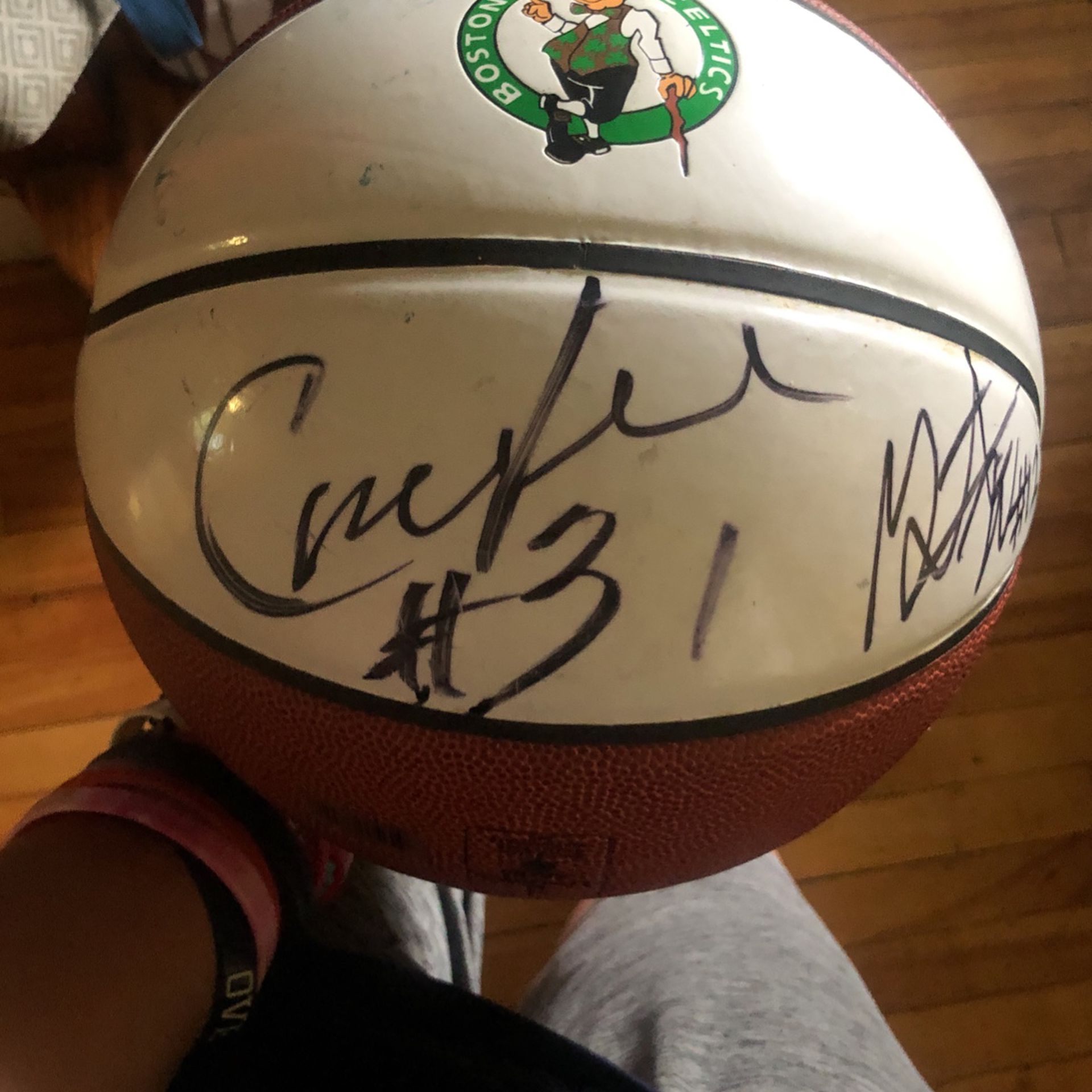 Signed Celtics Ball 