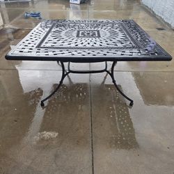 Steel Outdoor Patio Table 