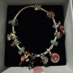 Pandora Marvel Charm Bracelet 