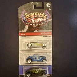 Hot Wheels, ‘33 Ford Roadster, Neet Streeter, $5, $7 & $8