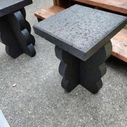 Outdoor End Tables Or Plant Stands 