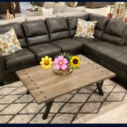 New Brand Ashley ⭐️ Navi Slate Sectional ⭐️ Great Financing Options