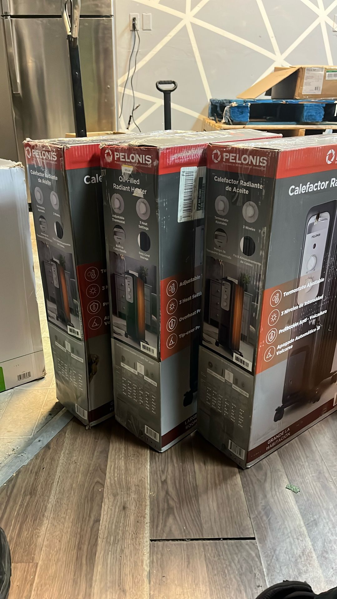 New One room space heaters Three For $100