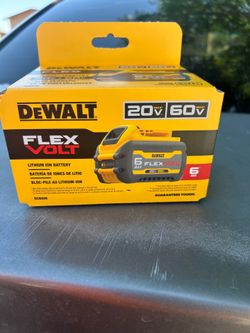 DEWALT FLEXVOLT 20V/60V MAX Lithium-Ion 6.0Ah Battery