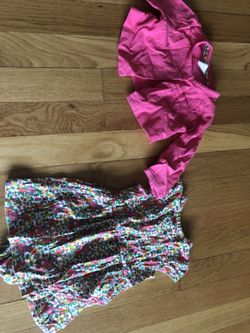 Carter’s brand six-month outfit. It’s not dirty, just wrinkly from being in a Tupperware.