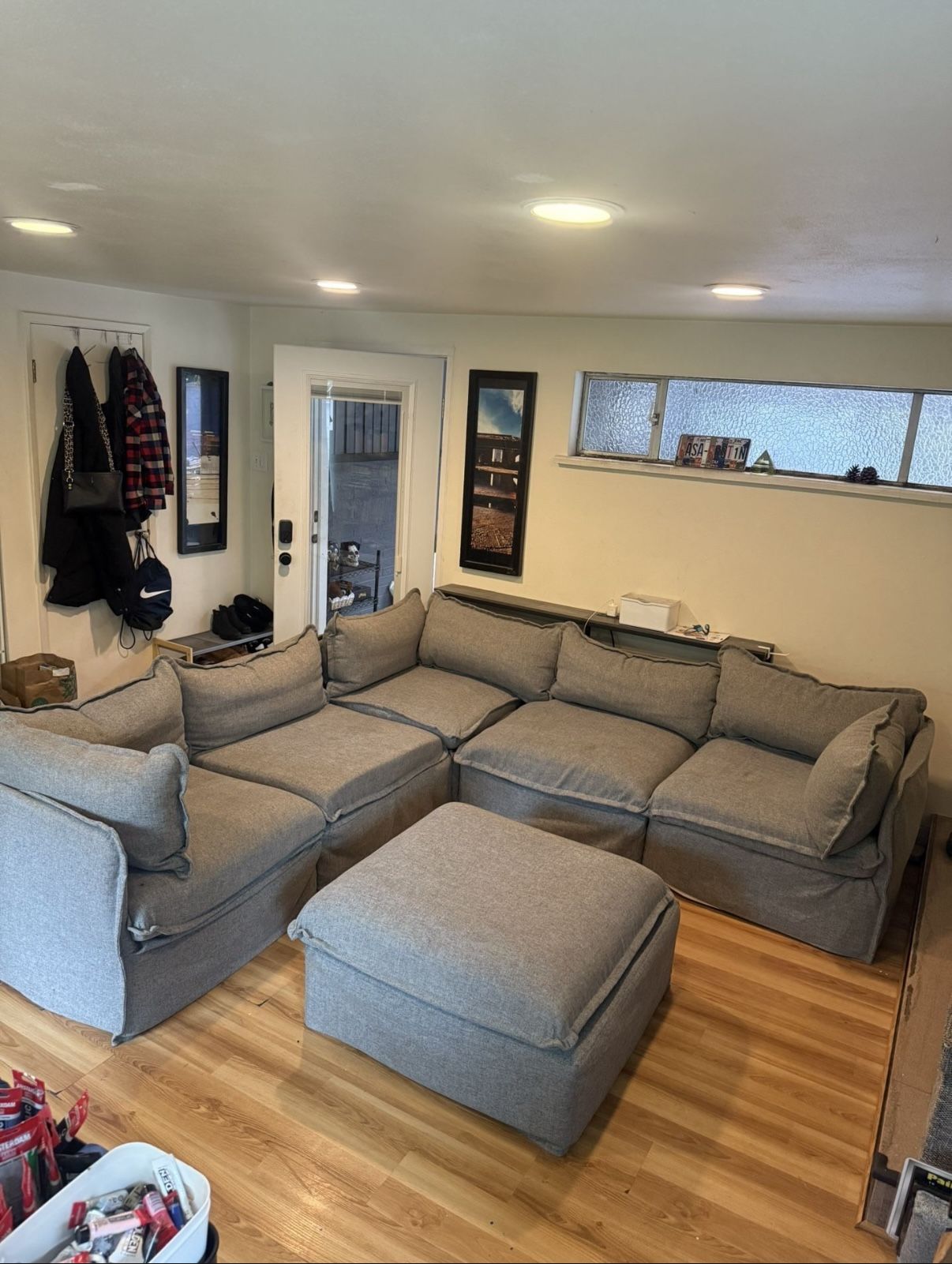 Sofa Couch Sectional Ottoman