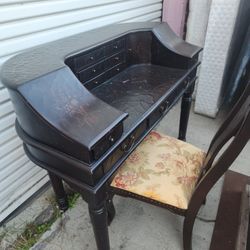 Antique Desk And Chair 150.OBO