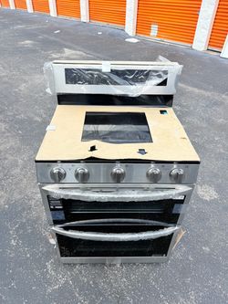 LG 7.3 cu. ft. Double Oven Freestanding Electric Range with ProBake Convection