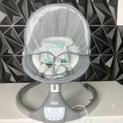 Electric Motorized Infant Swing, Bluetooth Music, 10 Preset Lullabies, Remote 

