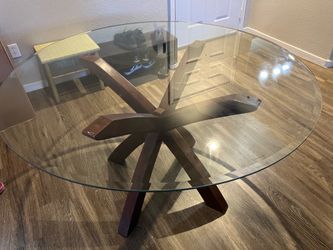 Round Glass Dining Room Table