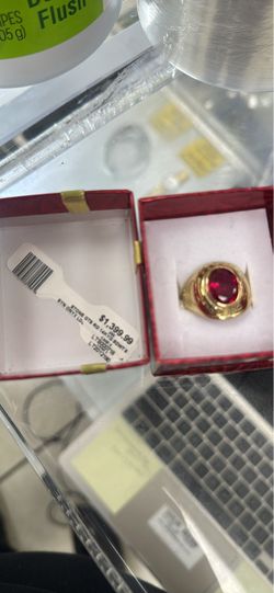 14k stone ring