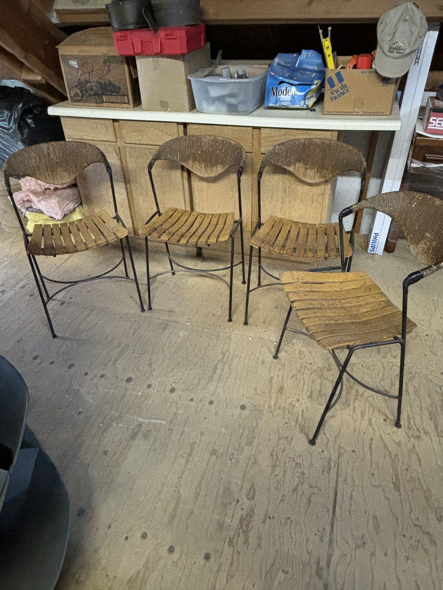 Arthur Umanoff  Dining Room Chairs  /  Set Of Four 