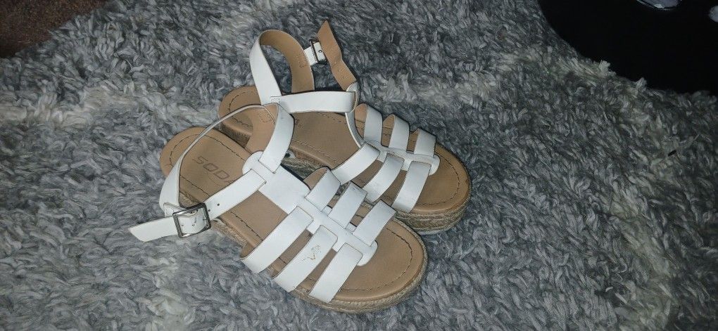 White Sandals