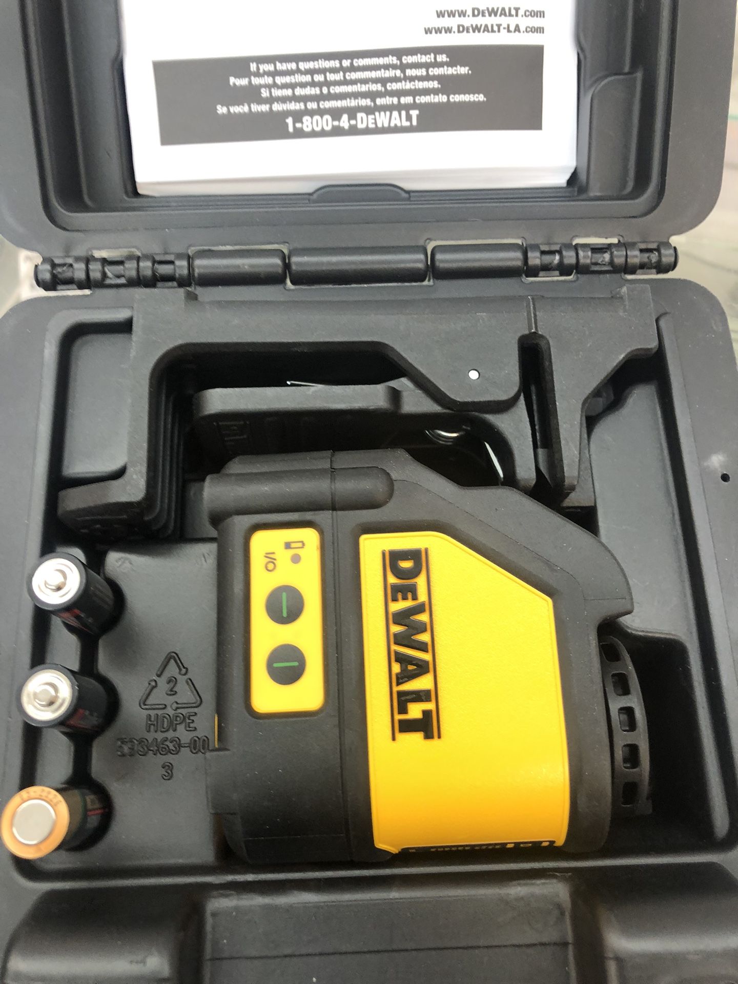 BOSCH AND DEWALT LASERS