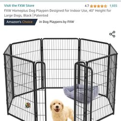 Brand NEW Dog Playpen Indoor 40" 8 Panel