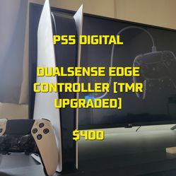 PLAYSTATION 5 DIGITAL EDITION AND DUALSENSE EDGE CONTROLLER