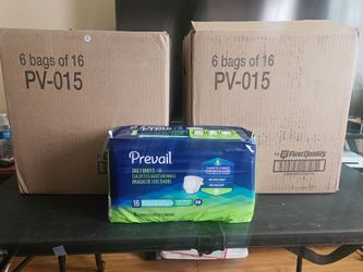 Adult diapers 80 for all 12 new packs