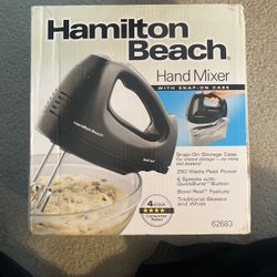 Hamilton Beach Hand Mixer – 6 Speeds + QuickBurst – New