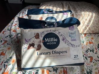 Millie Moon Luxury Diapers Size 3 – 2 Packs