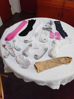 14 pairs of socks all for