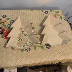 Lenox Christmas Tree Candy Dishes