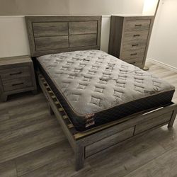 Brand New Full Bed, 1 Night Stand, Chest & Matt $699 FREE LOCAL DELIVERY 