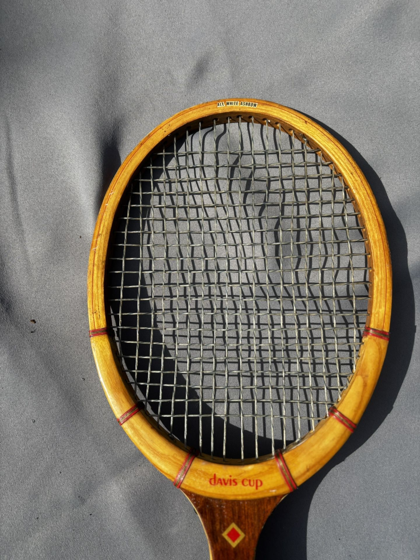 Antique 1920's AG Spalding KRO-BAT Tennis Racquet. 15.85 oz. 449g. 5 1/4" Grip.