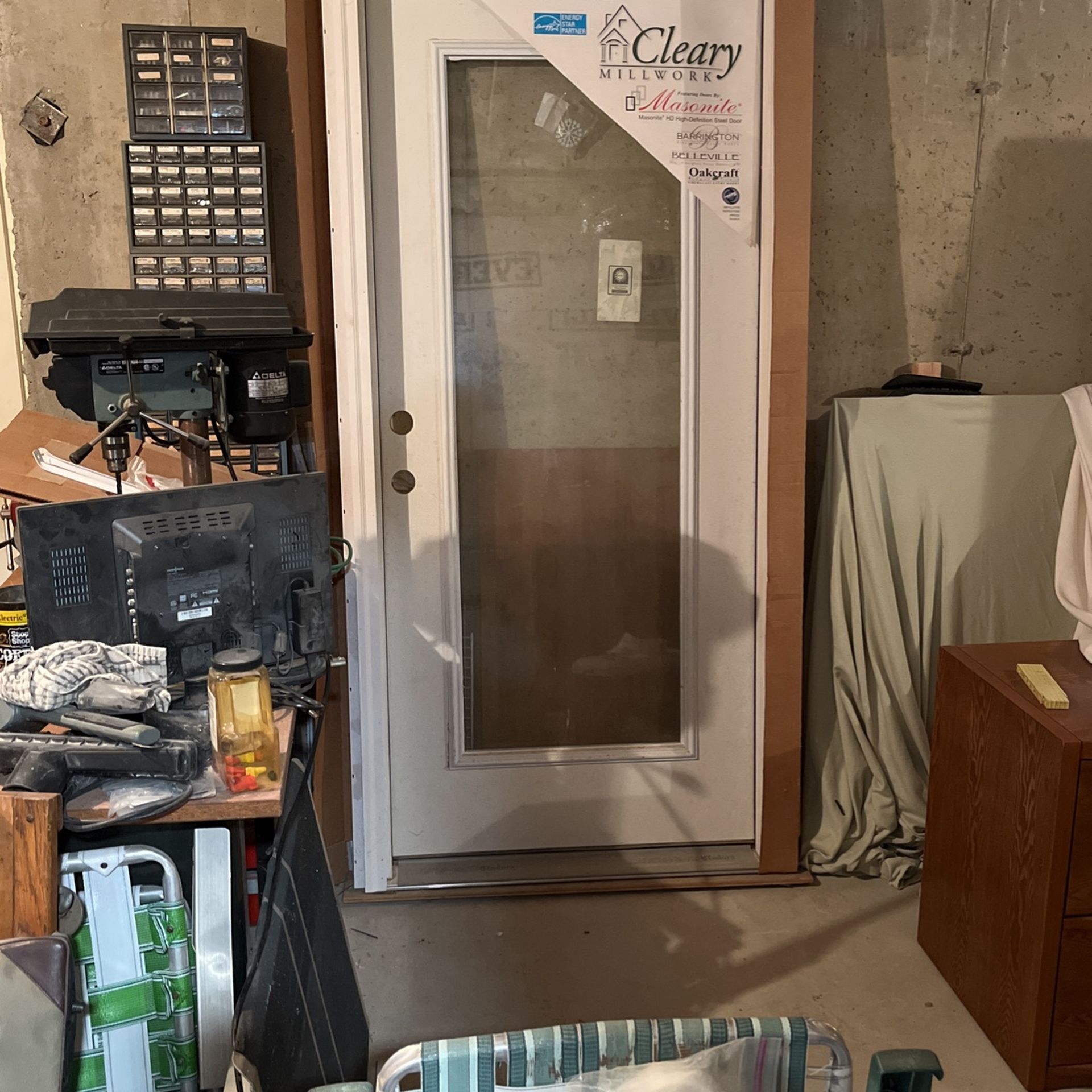 36” X 80” New Construction Masonite High Definition, Steel Door