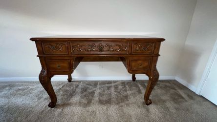 French Provincial Wood Writing Desk