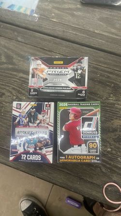 Panini Trading Card Box Bundle – Lot of 3
