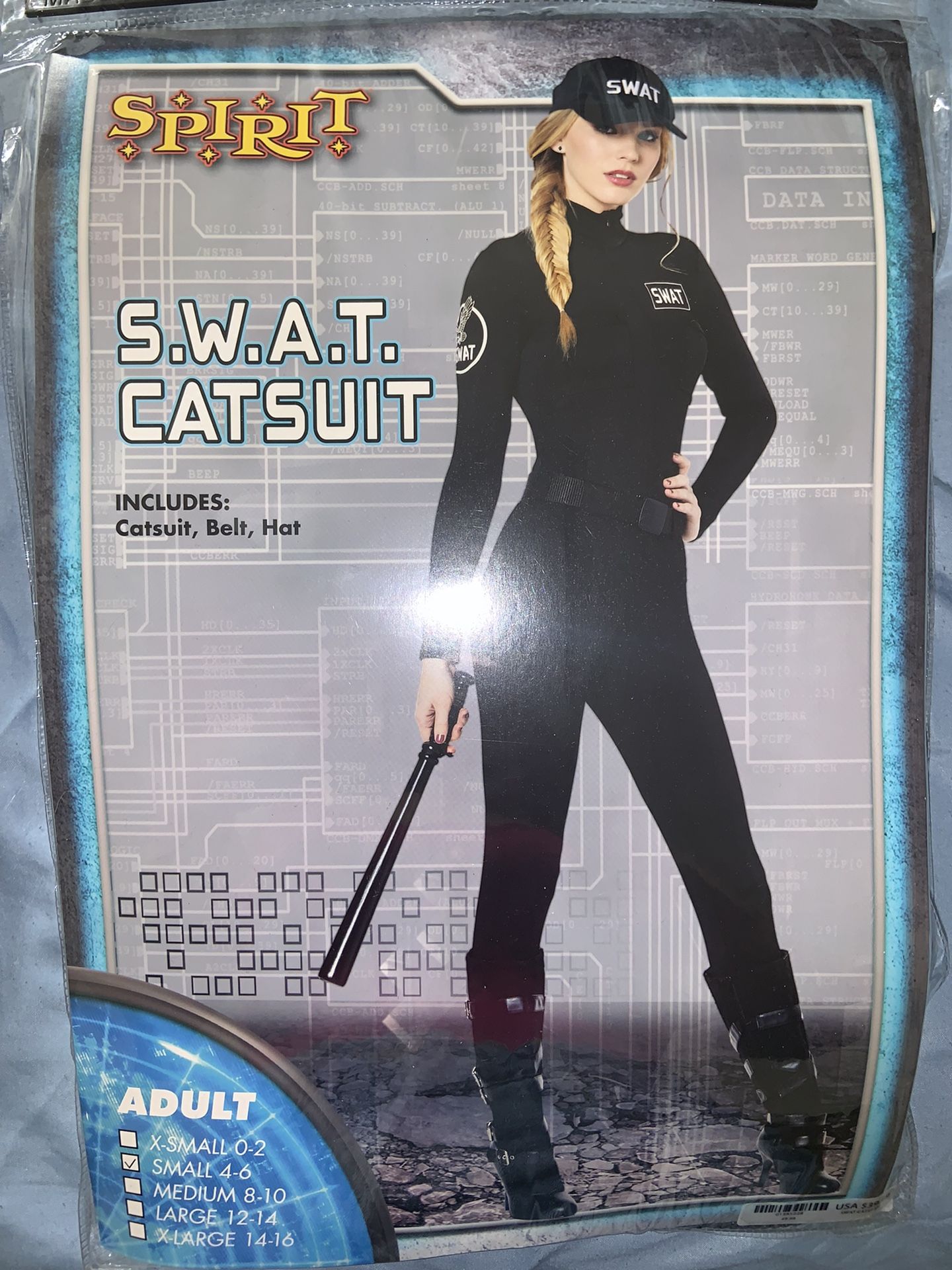 Couple Halloween SWAT Costumes
