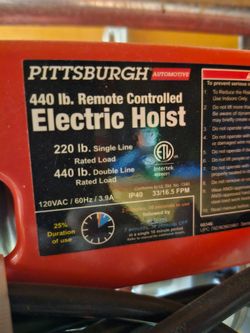 Electrical Hoist