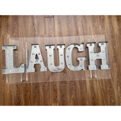 Silver Metal Marquee Letter 