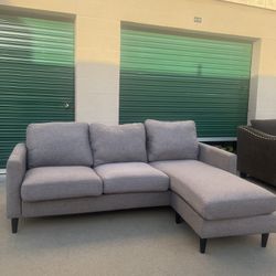 Small Sectional Couch With Reversible Chaise *Delivery Available*