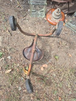 Vintage Metal Tricycle Frame with Wheels