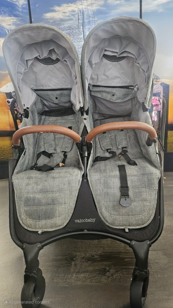 Valcobaby Double Seated Stroller