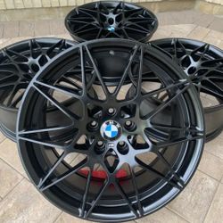 (4x) 19X8.5"Front/ 9.5”Rear Wheels Rims 5x120 +35 BMW E46 E90 E92 E93 F30 F31 Z3 Z4 M Sport Set of 4 