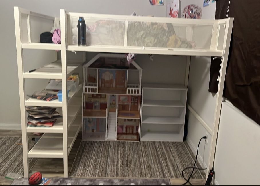 Twin Metal Loft Bed $190