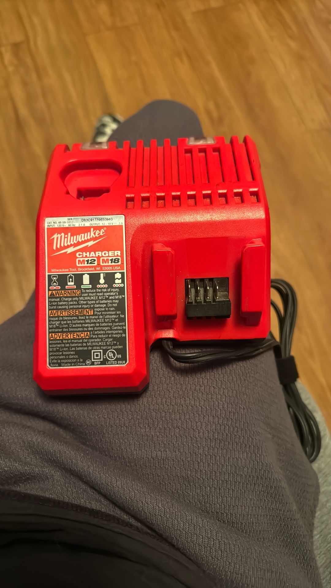 Milwaukee Battery Charger