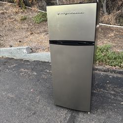 Stainless steel 7.5 cubic mini fridge 2 door refrigerator with Freezer Free Local Delivery/30 Day Warranty