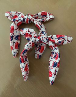 4th Of July Bow Knot Headband Handmade new