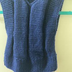 Hand Knitted Sweater Vest