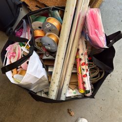 Gift Bags, Wrapping Paper, New Ribbon 